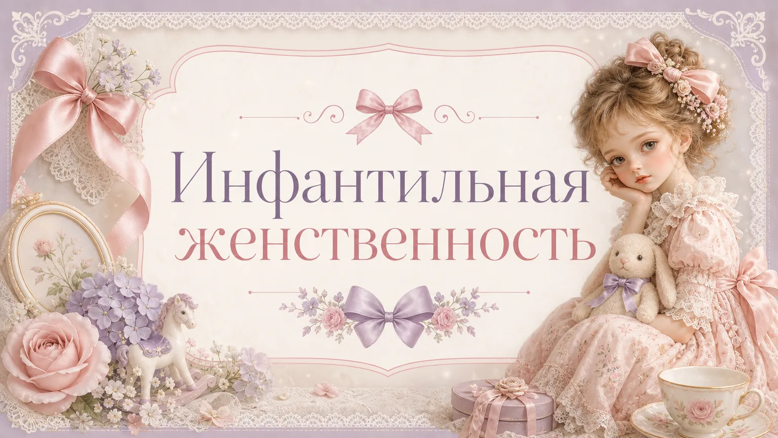 «Инфантильная женственность» - это когда женщина хочет получить всё, что положено взрослой (внимание