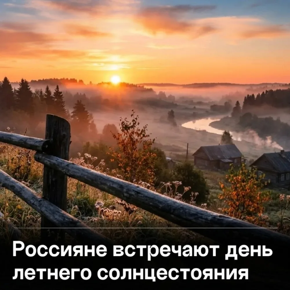 Самый длинный день в году наступил сегодня в России.

Солнце поднялось на свою максимальную высоту. 