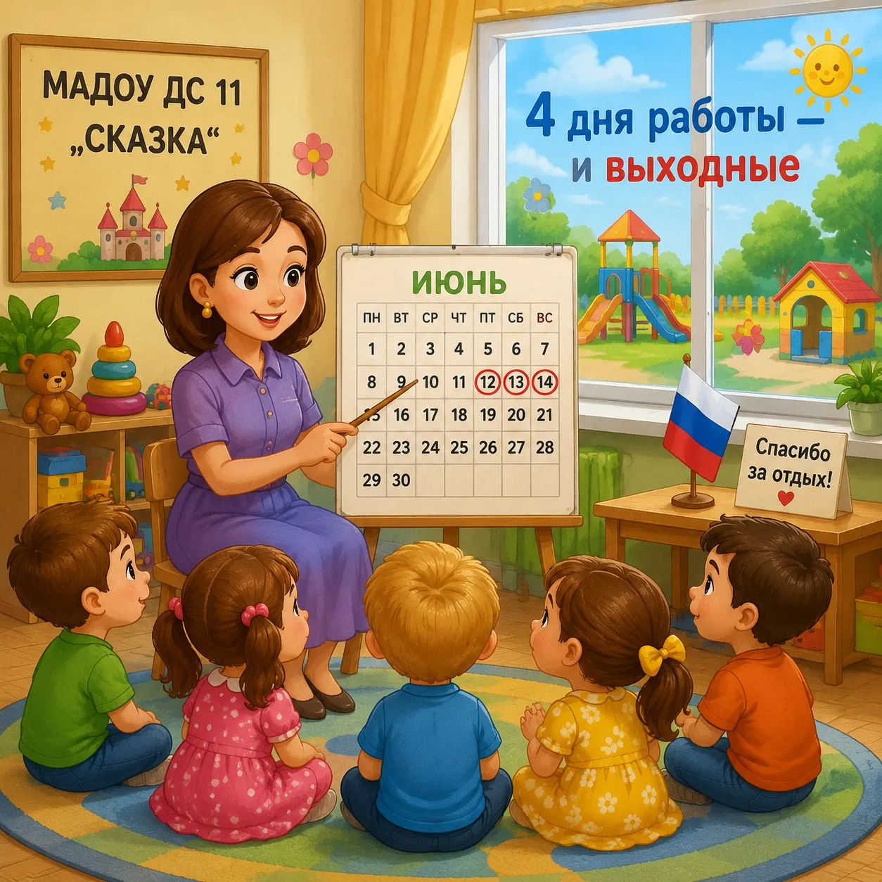 Дорогие родители и гости нашего детского сада!

🗓 С радостью сообщаем о начале новой недели, котора
