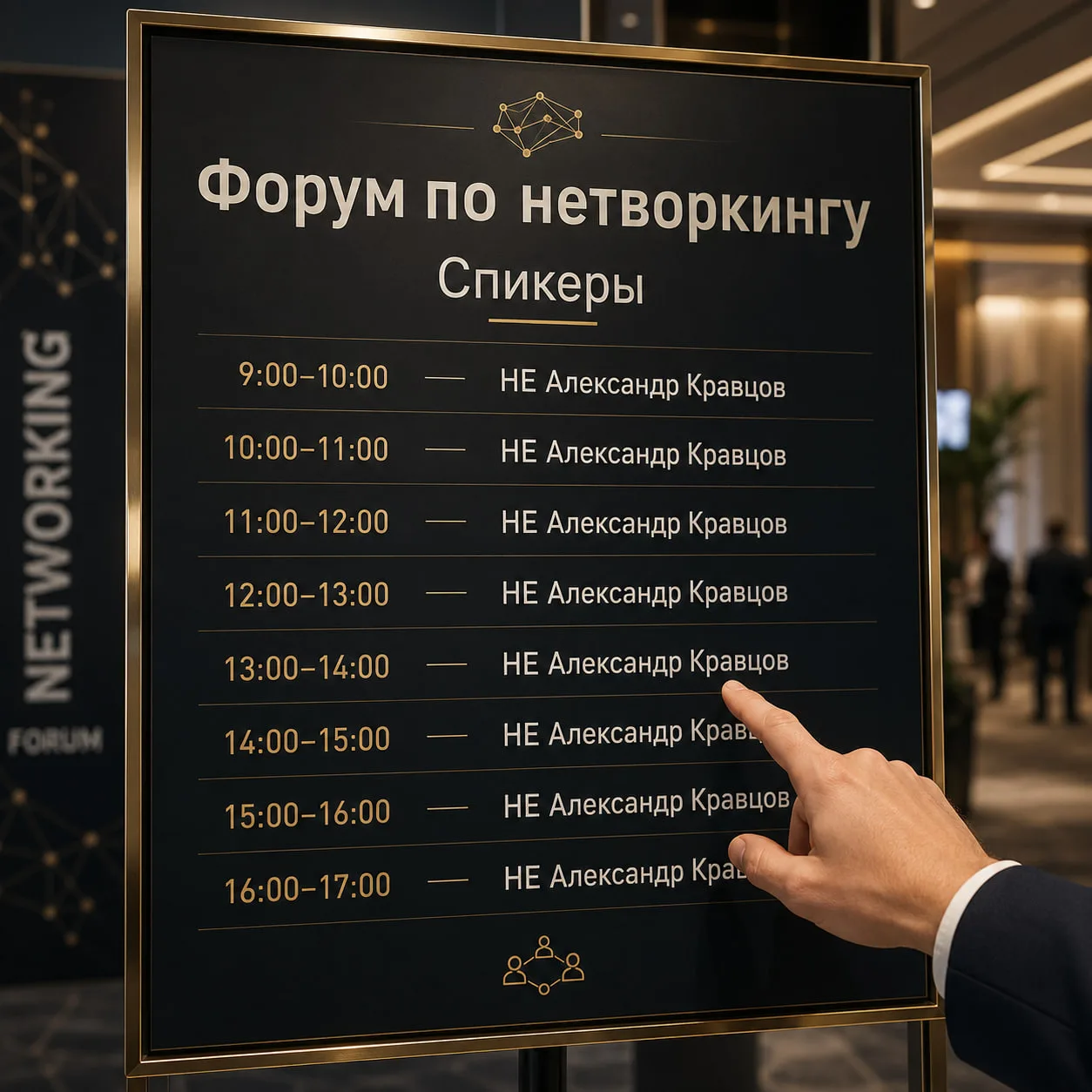 ПОСЕЩАТЬ — НЕ ПОСЕЩАТЬ

Если вы видите мероприятие, посвященное нетворкингу, менторству, персонально