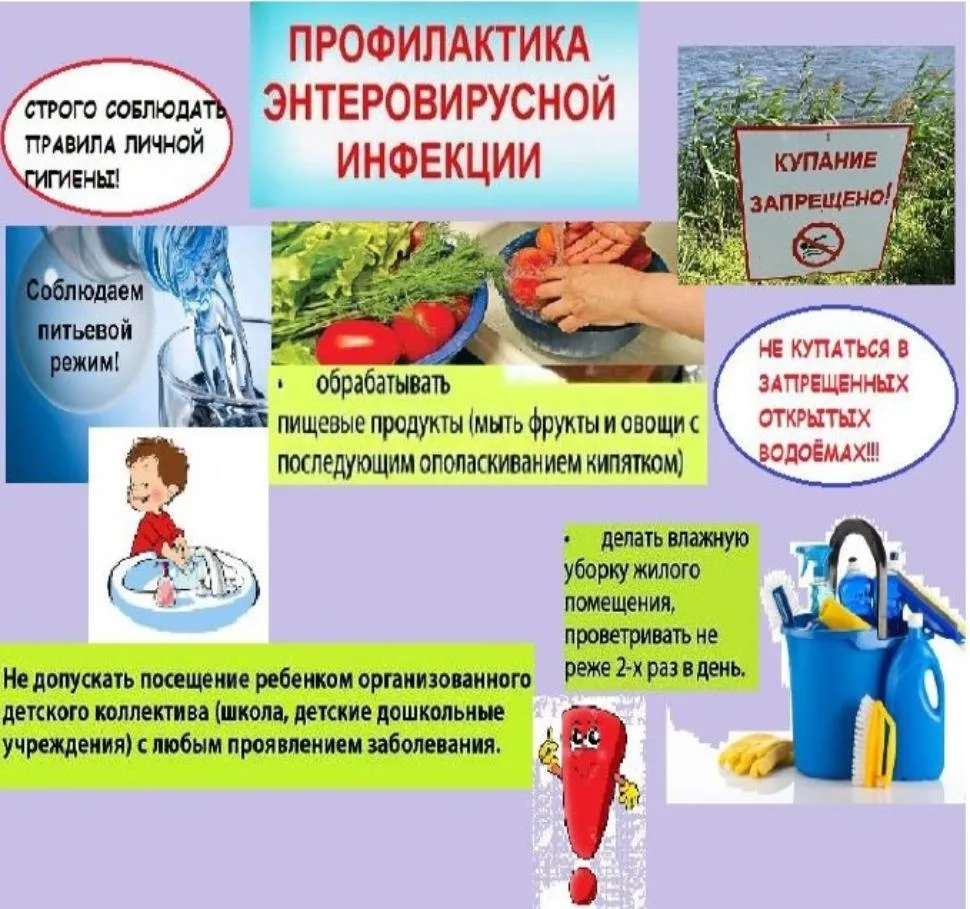 🛡 Профилактика энтеровирусной инфекции (ЭВИ)

Лето и тепло — время не только для отпуска, но и повы