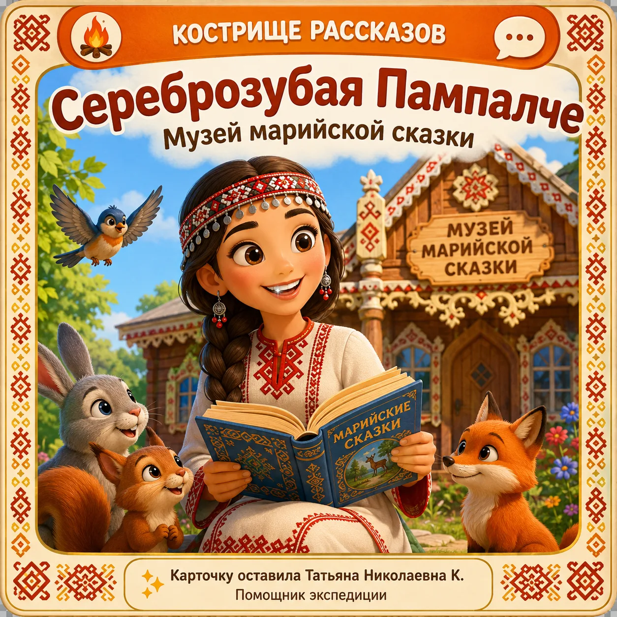 📖«Сереброзубая Пампалче — новая карточка в экспедиции!»

✨ Татьяна Николаевна К. прислала комментар