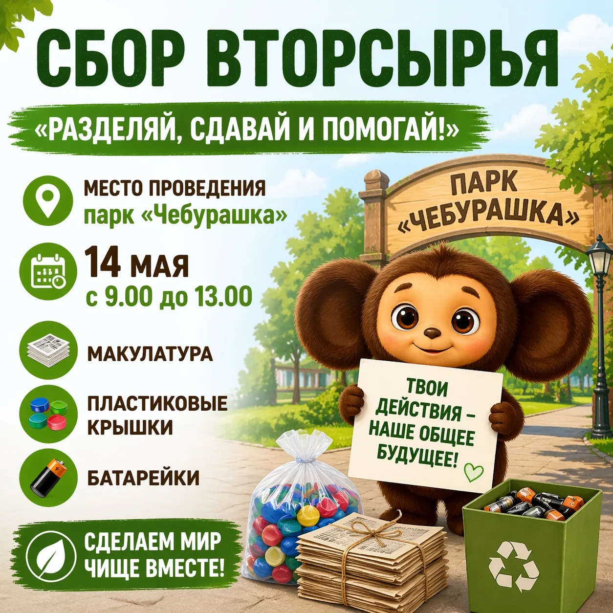 Детский эколого-биологический центр совместно с ООО «ЭкоЛаб» города Набережные Челны приглашает всех