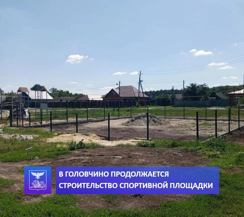 В Головчино продолжается устройство спортивной площадки.
На данный момент завершены работы по планир