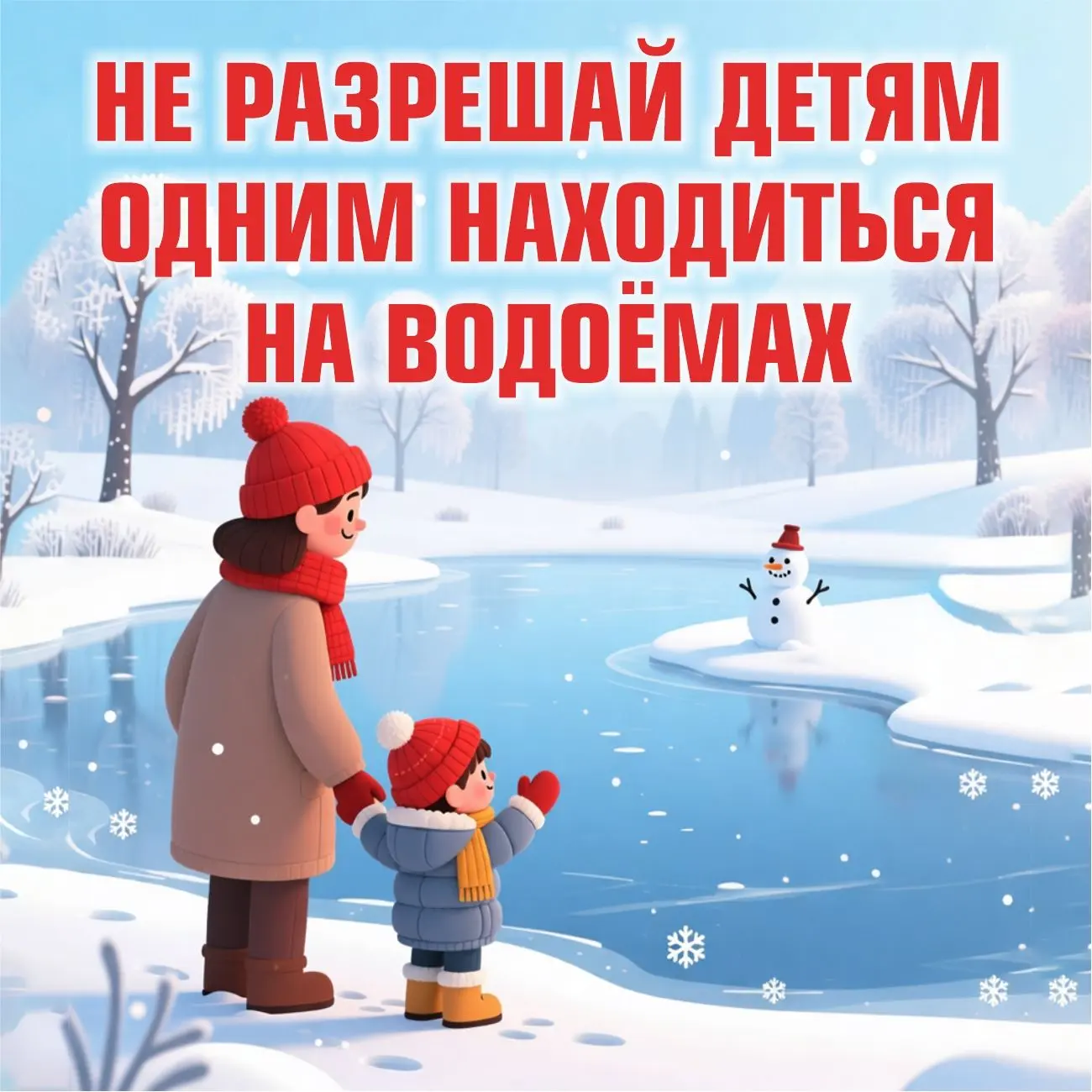 Тонкий лёд – это опасно!
По-настоящему зимняя морозная погода в Курганскую область пришла совсем нед