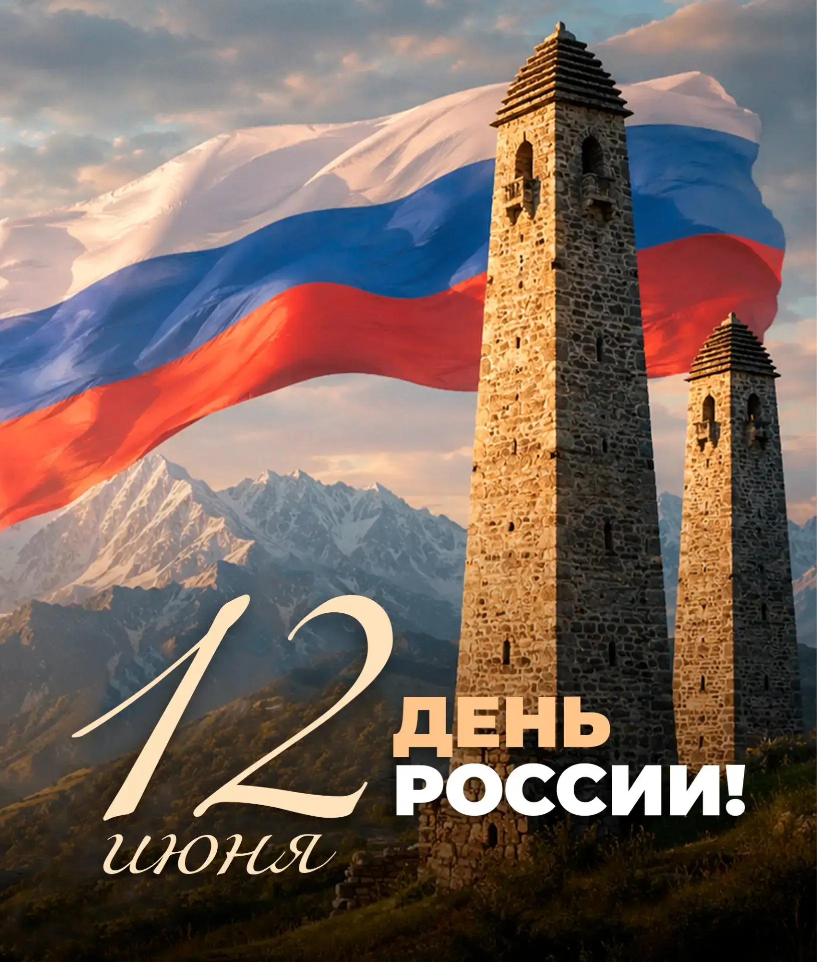 🇷🇺Уважаемые жители города! С Днём России, вас! 

🌼Пусть в каждом доме будет мир, достаток, радост