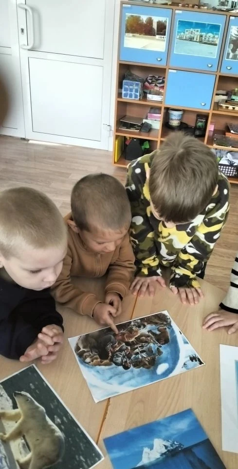 Совсем недавно отмечался день полярника, а кто такой полярник, в каких условиях живёт выясняли ребят
