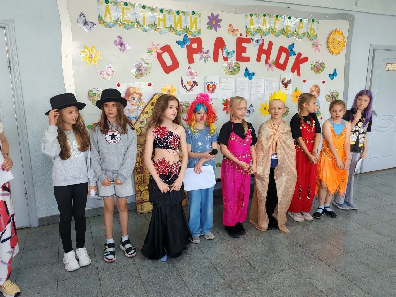Отряды летнего пришкольного лагеря «Орленок» приняли участие в фестивале инсценированной сказки «Лук