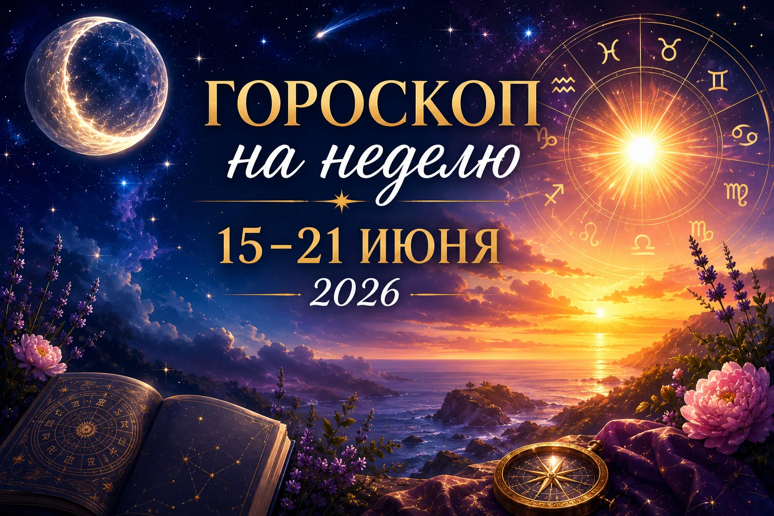☀️ 21 июня - День летнего Солнцестояния
Солнце переходит в знак Рака. Начинается новая энергетическа