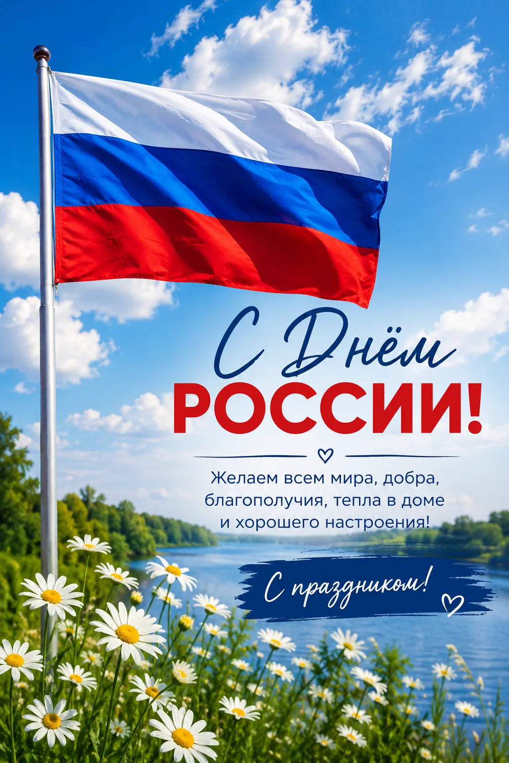 🇷🇺 С Днём России!

Поздравляем всех с праздником и желаем хорошего настроения, спокойных выходных,