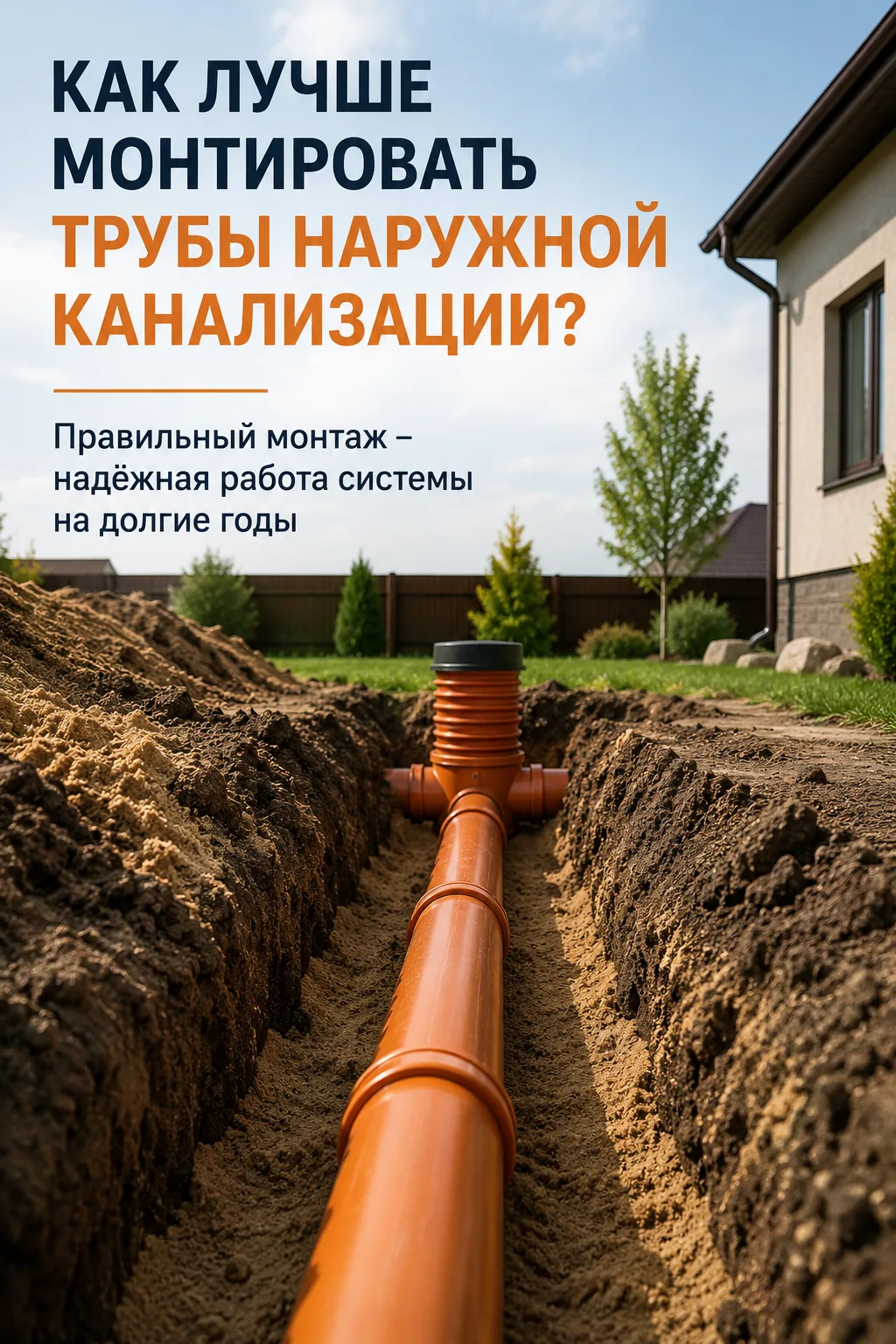 💡 Как правильно монтировать наружную канализацию?

Несколько простых правил помогут избежать пробле