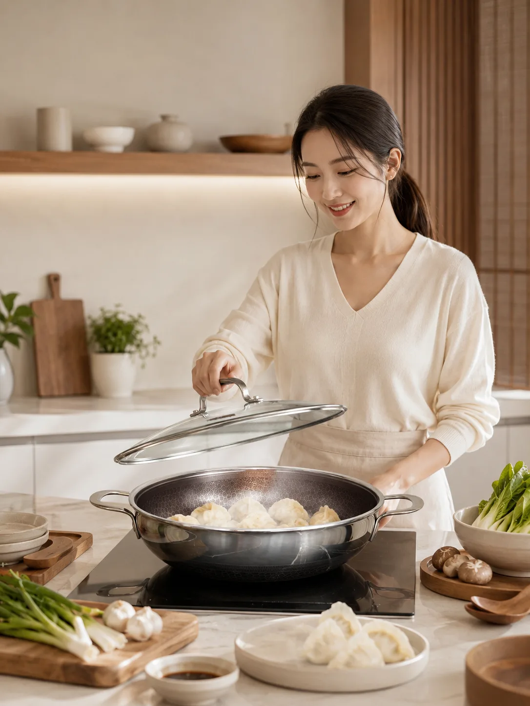 ✨ Happycall Etching - это не просто казан, это система для кухни 4 в 1.
Вкусный плов, лагман, хинкал