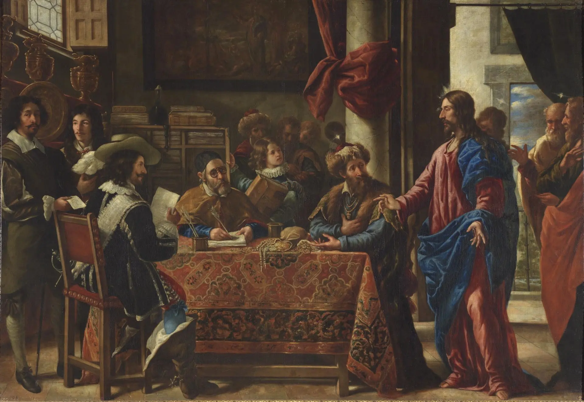 ✝️ «Призвание апостола Матфея»
Хуан де Пареха (Juan de Pareja, 1661)
Масло на холсте
Музей Прадо, Ма