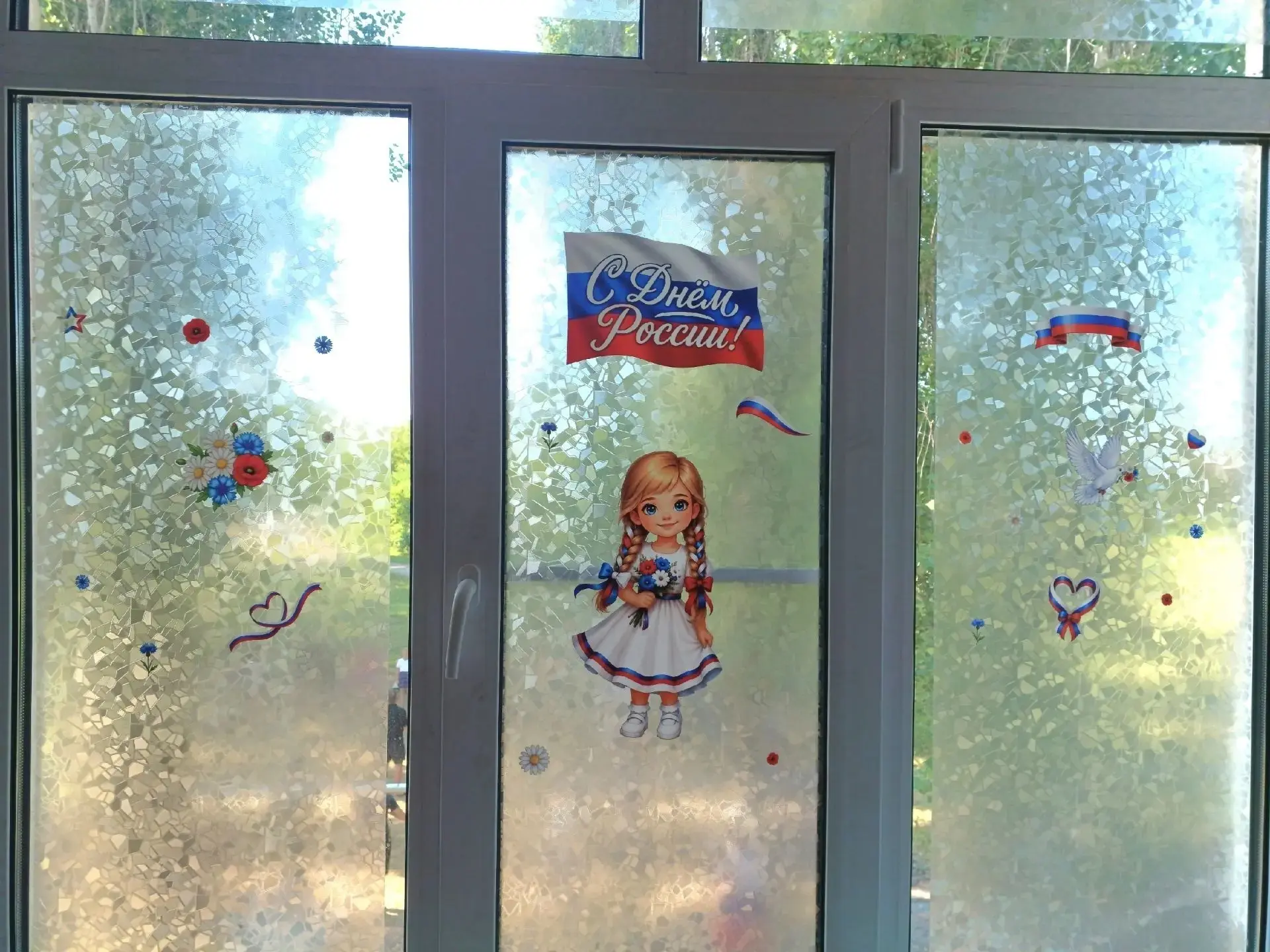 Акция "Окна России"#ДвижениеПервых#Первые48#РодинойГоржусь