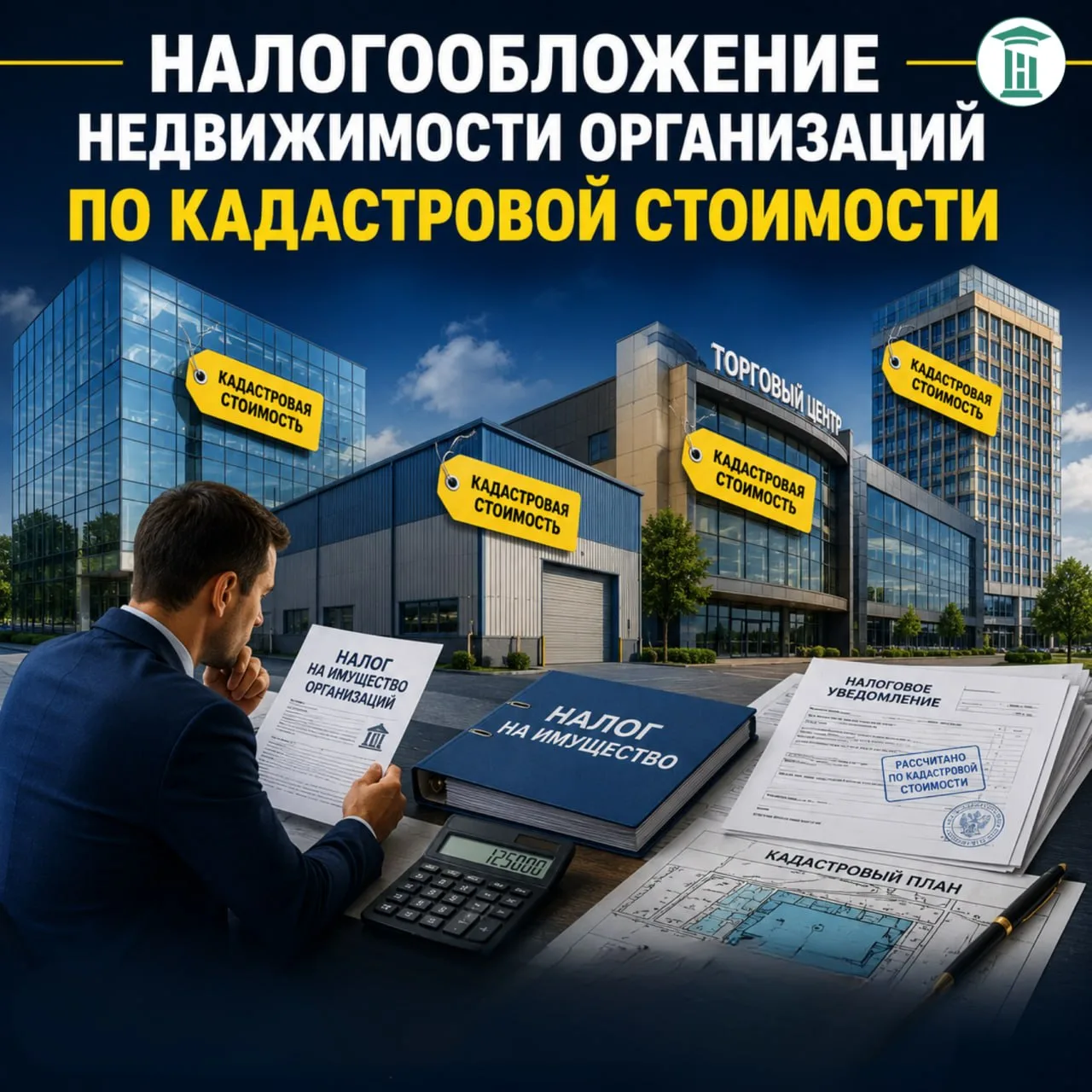 💸 Налогообложение недвижимости организаций по кадастровой стоимости

Ряд имущества организаций обла