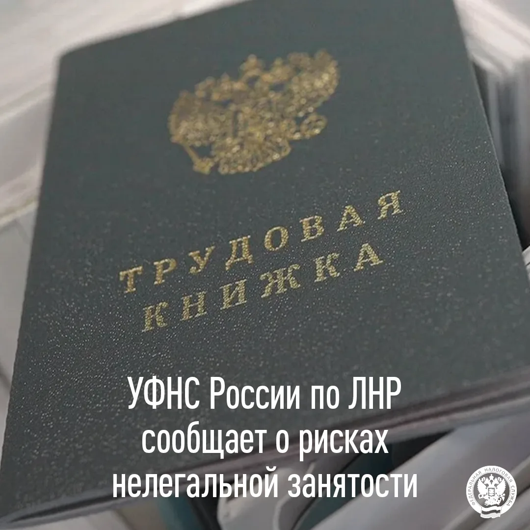 УФНС России по ЛНР напоминает налогоплательщикам о рисках нелегальной занятости

📆С 1 января 2026 г