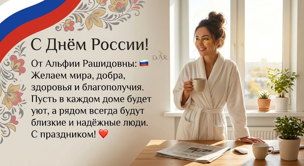 🇷🇺 С Днём России!

Желаем мира, добра, здоровья и благополучия. Пусть в каждом доме будет уют, а р