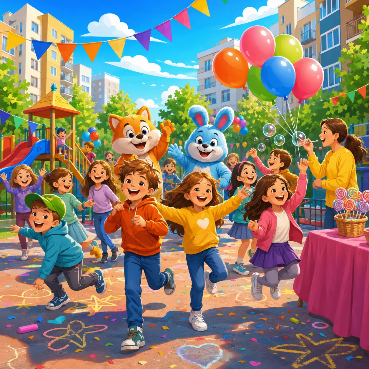 🥳 Соседи, отличная новость!

🪁✨ У наших маленьких жителей начались долгожданные каникулы! 

А это 