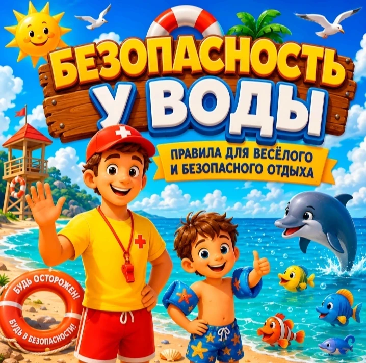 ☀Лето - время активного отдыха у воды! Но чтобы веселье не обернулось бедой, важно соблюдать простые