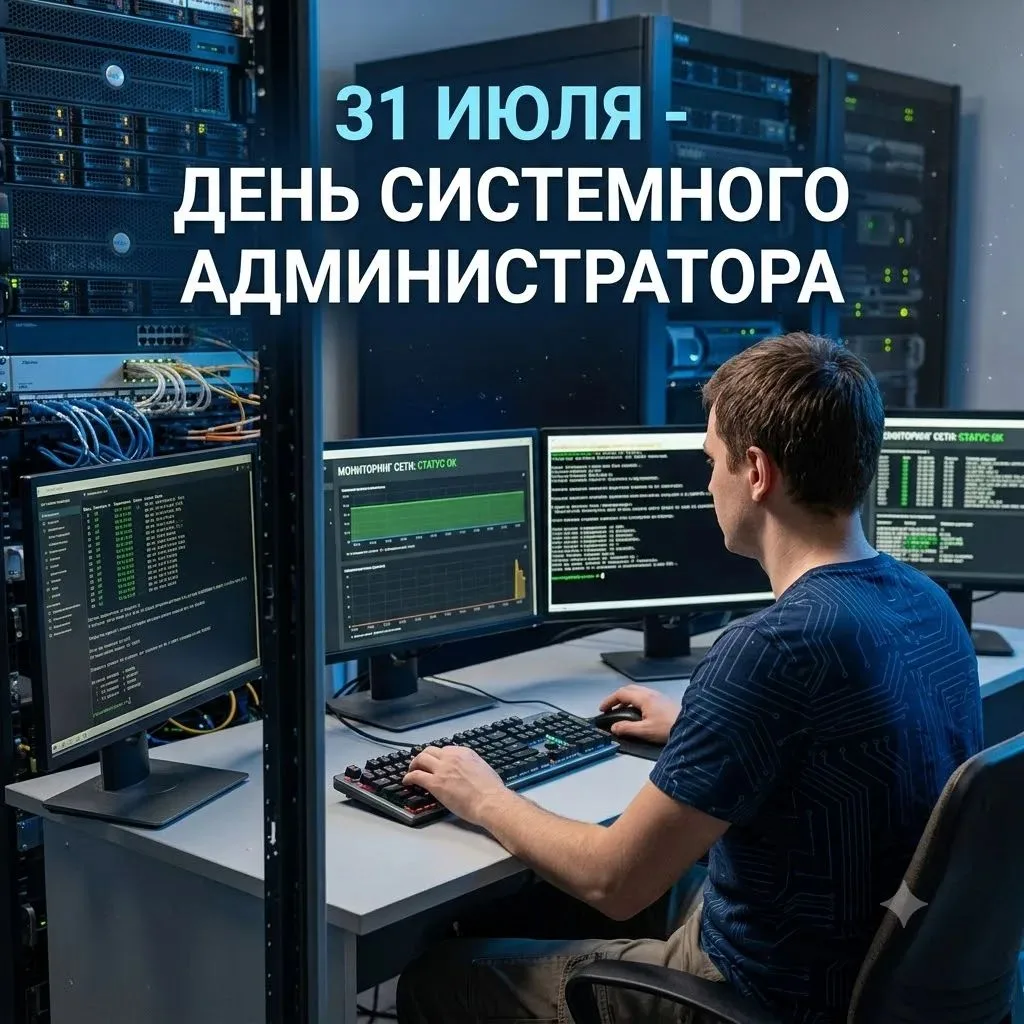 31 июля — День системного администратора 💻

Ежегодно в последнюю пятницу июля отмечается День систе