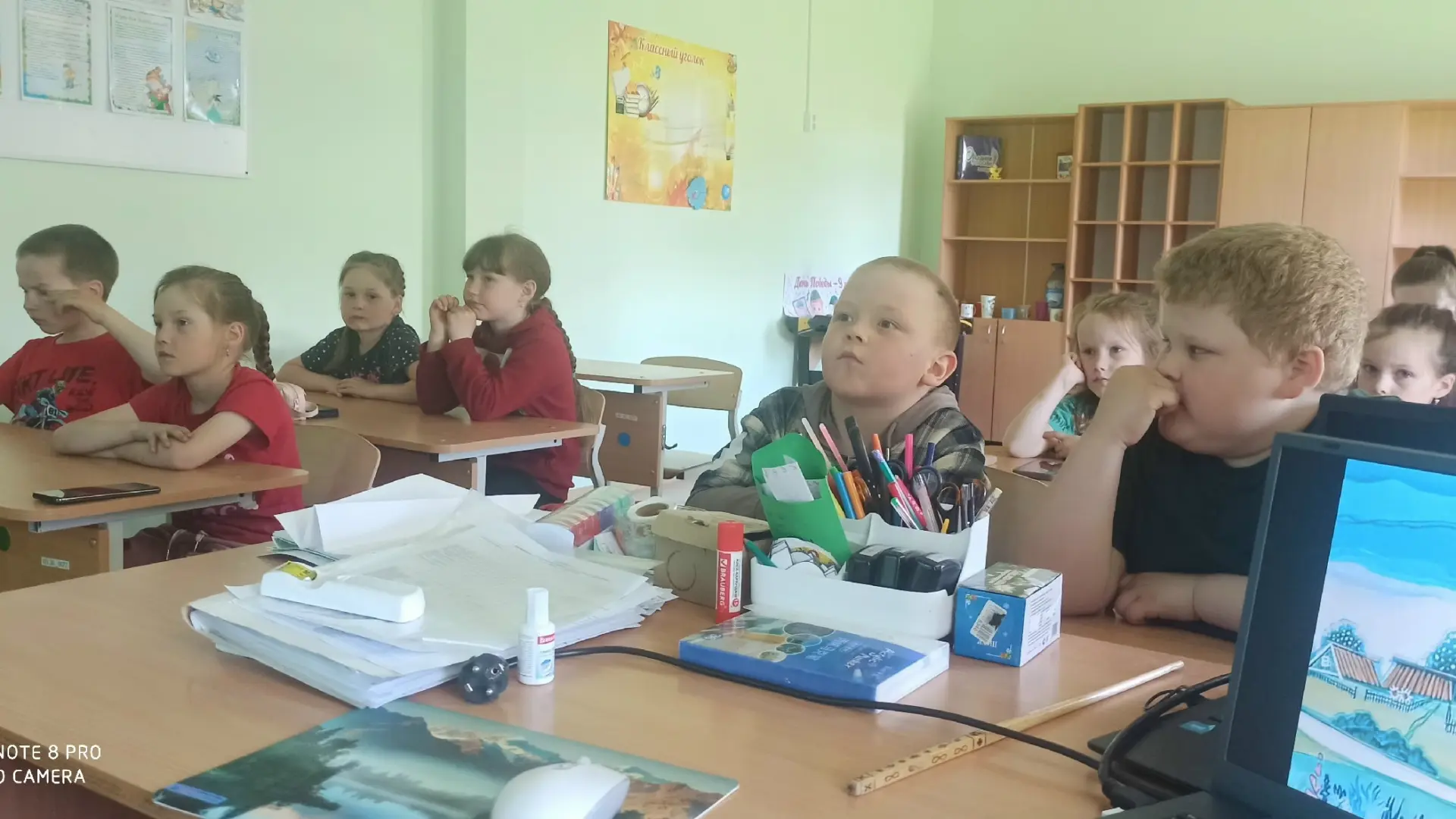 Сегодня в нашем пришкольном лагере ( с дневным кратковременным пребыванием) царила атмосфера творчес