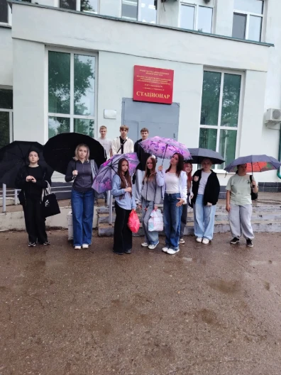 🩺❤️Сегодня ребята профильного отряда «Донорское сердце» знакомились с системой работы Стационара дл