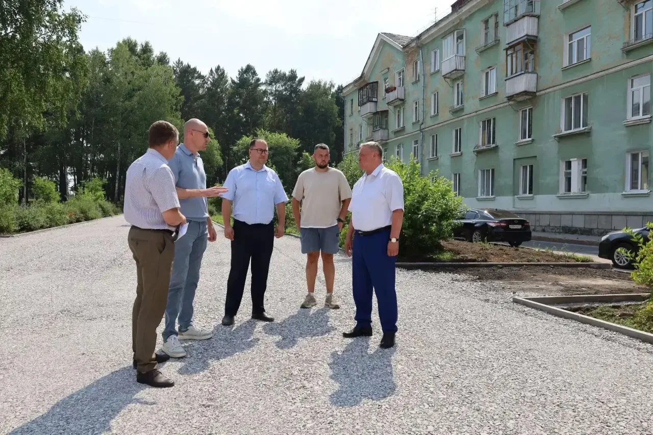 ⚛️ Сегодня провел выездное совещание по объектам, которые мы благоустраиваем в этом году в рамках на