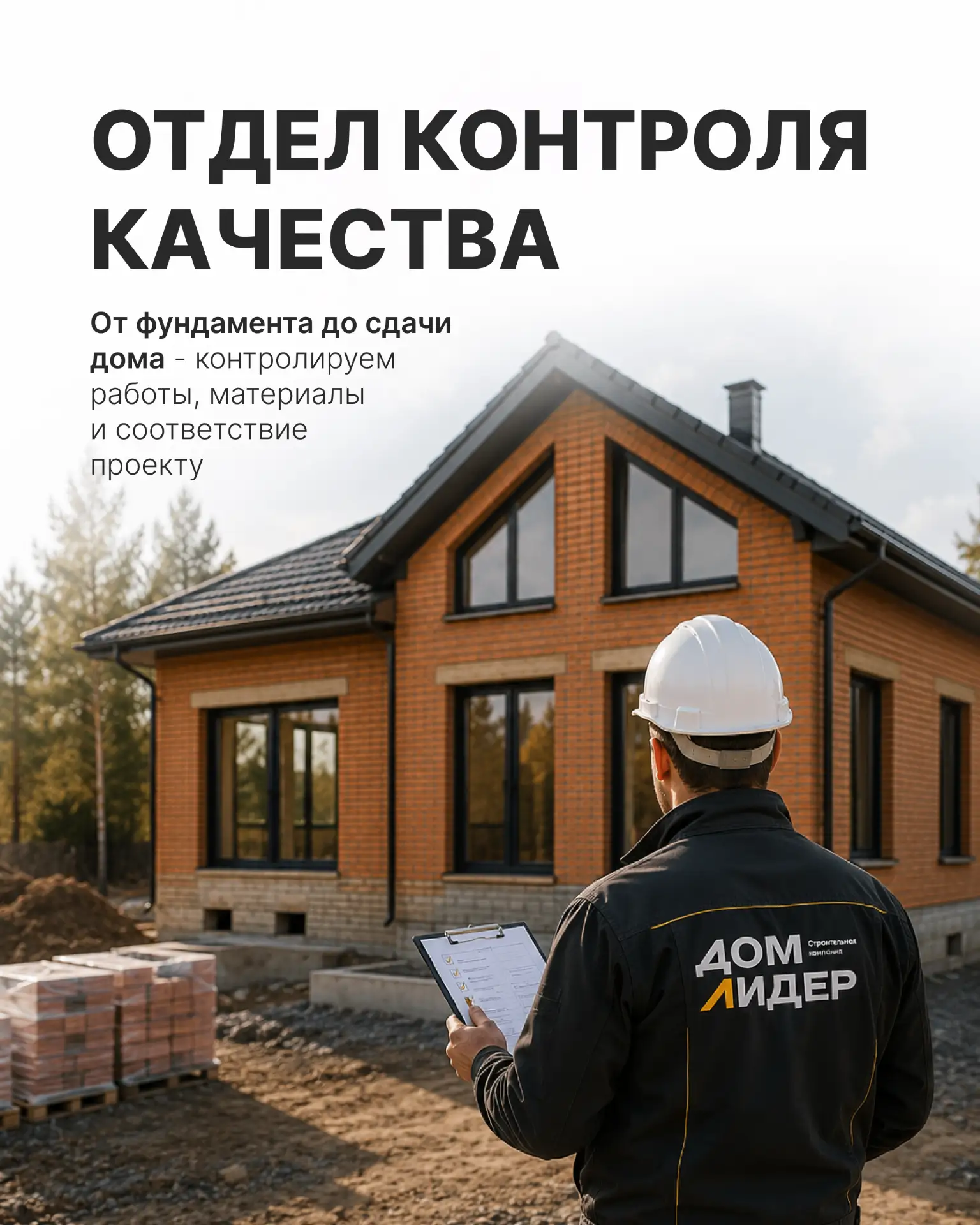 Надёжный дом строится под контролем 👷🏻‍♂️

Профессиональный подход к строительству начинается с от