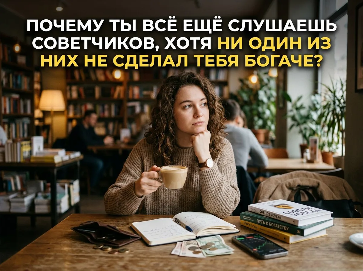 #Уроки, которые остались

Почему ты всё ещё слушаешь советчиков, хотя ни один из них не сделал тебя 