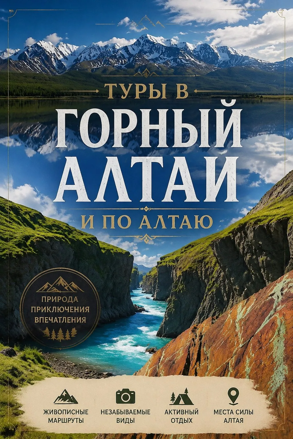 Приглашаем на экскурсии:
⛰️ 16-19 июля (4 дня, 3 ночи) Акташ, долина Елангаш, Мажойские каскады, смо
