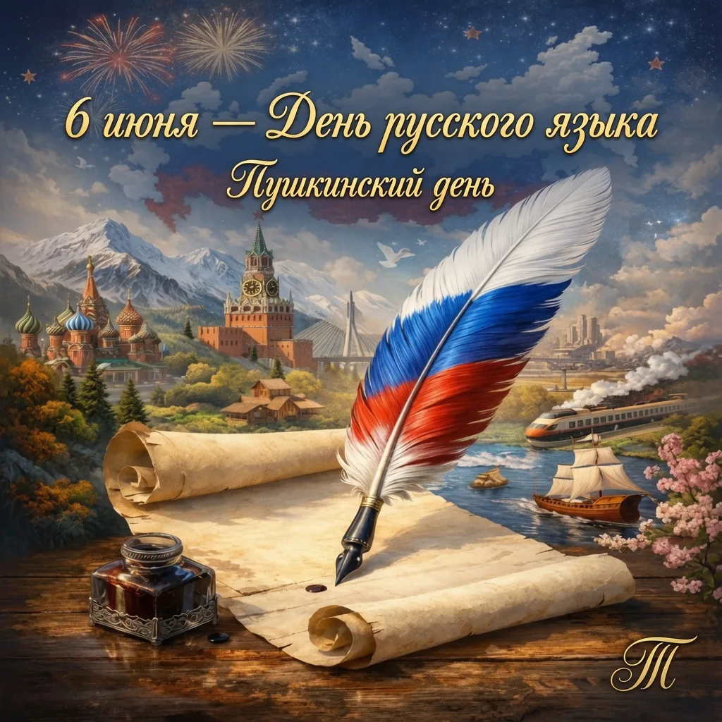 🇷🇺 6 июня — День русского языка и Пушкинский день!

Сегодня мы празднуем один из самых богатых и к