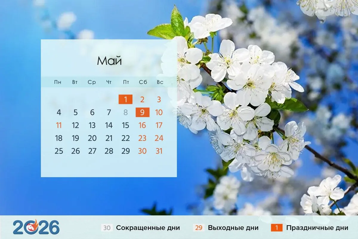 Расписание выходных в мае 🌸
📎Календарь учебных и праздничных дней:
📚30 апреля (четверг) — учебный