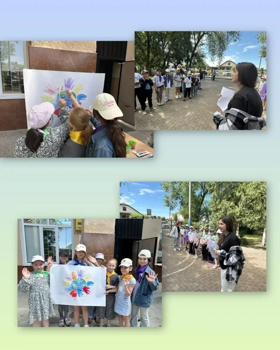11.06.2026 г.
Отряды лагеря "Росинка" 💧 
изготовили экологические постеры.

Каждый постер содержит 