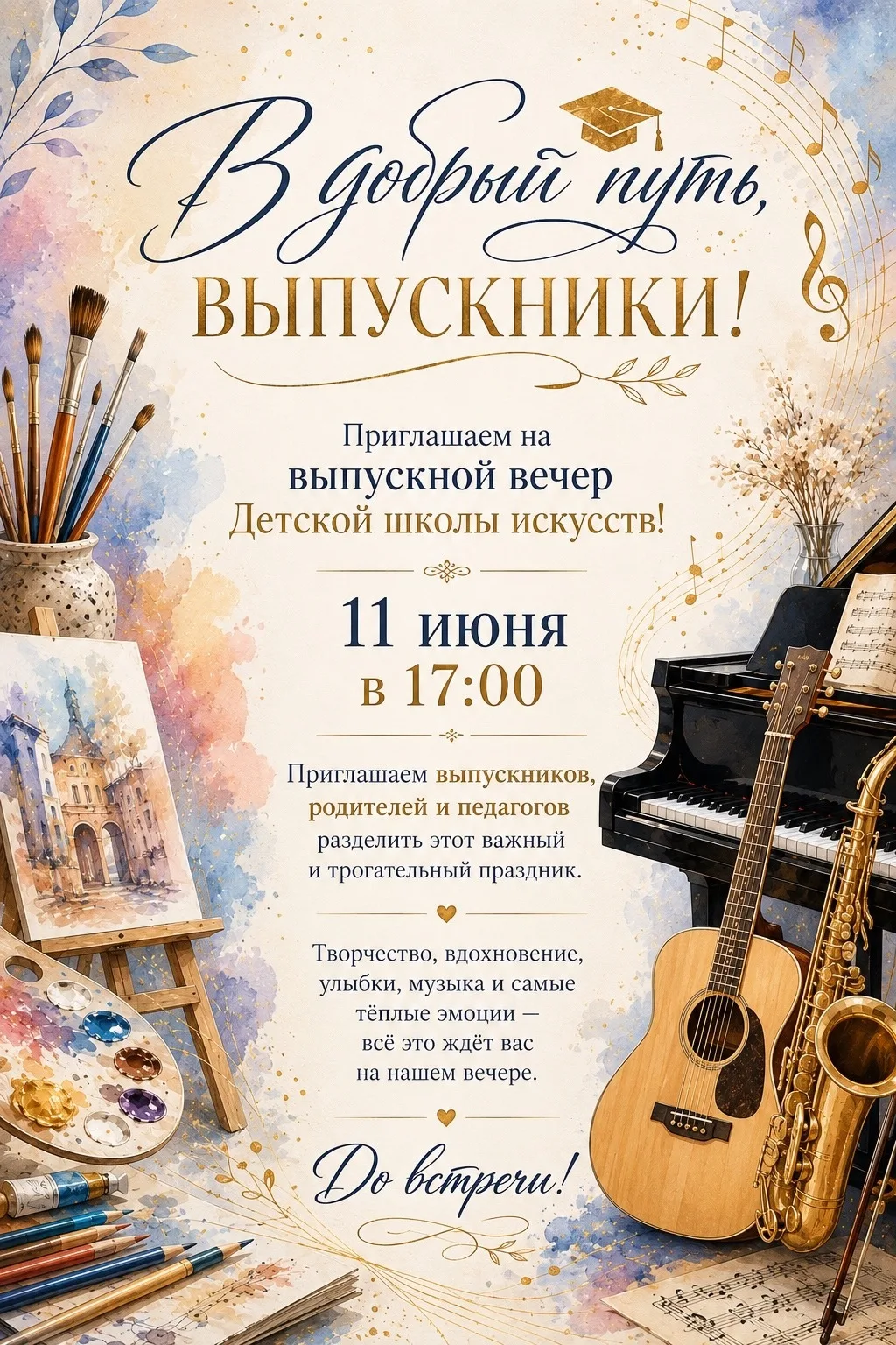 Уже совсем скоро прозвучат последние аккорды учебного года, будут сказаны тёплые слова и вручены зас