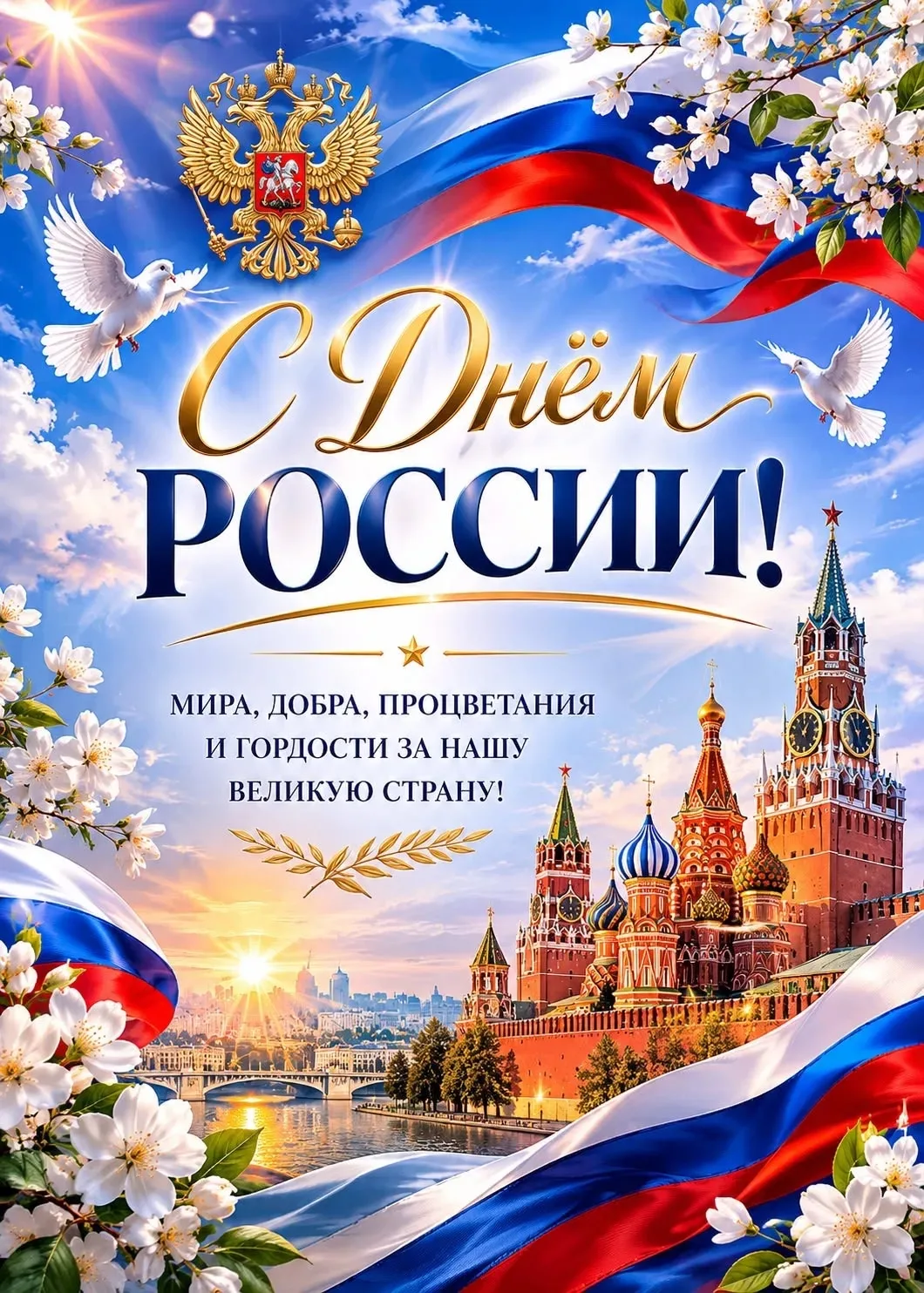 🇷🇺 12 июня – День России
День России — символ нашей многовековой истории, символ нашей национальн