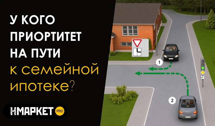 Кто имеет преимущество на пути к семейной ипотеке?

👍 Семьи с детьми до 6 лет включительно

❤️ Семь