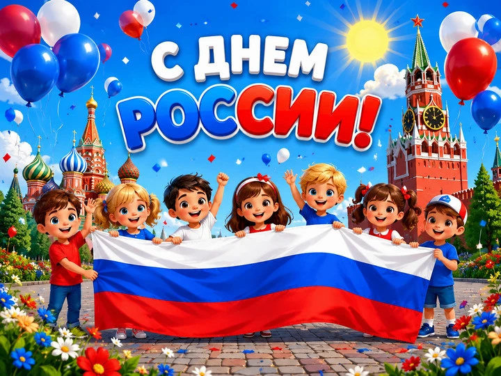 Поздравляем вас с Днем России!🇷🇺

В этот день мы отмечаем единство, величие и мощь нашей страны. М
