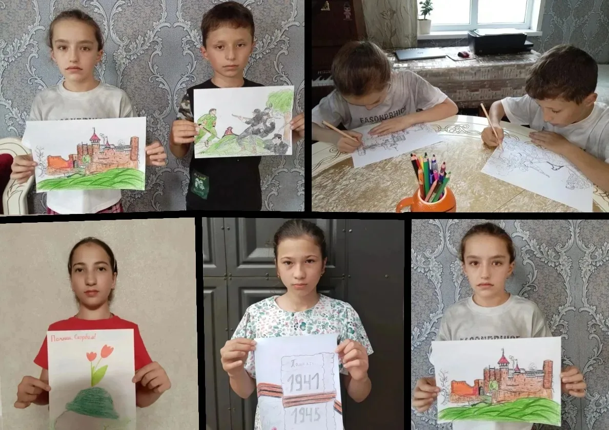 В нашей школе прошел конкурс рисунков, приуроченный ко Дню памяти и скорби.

Взяв в руки кисти и кар