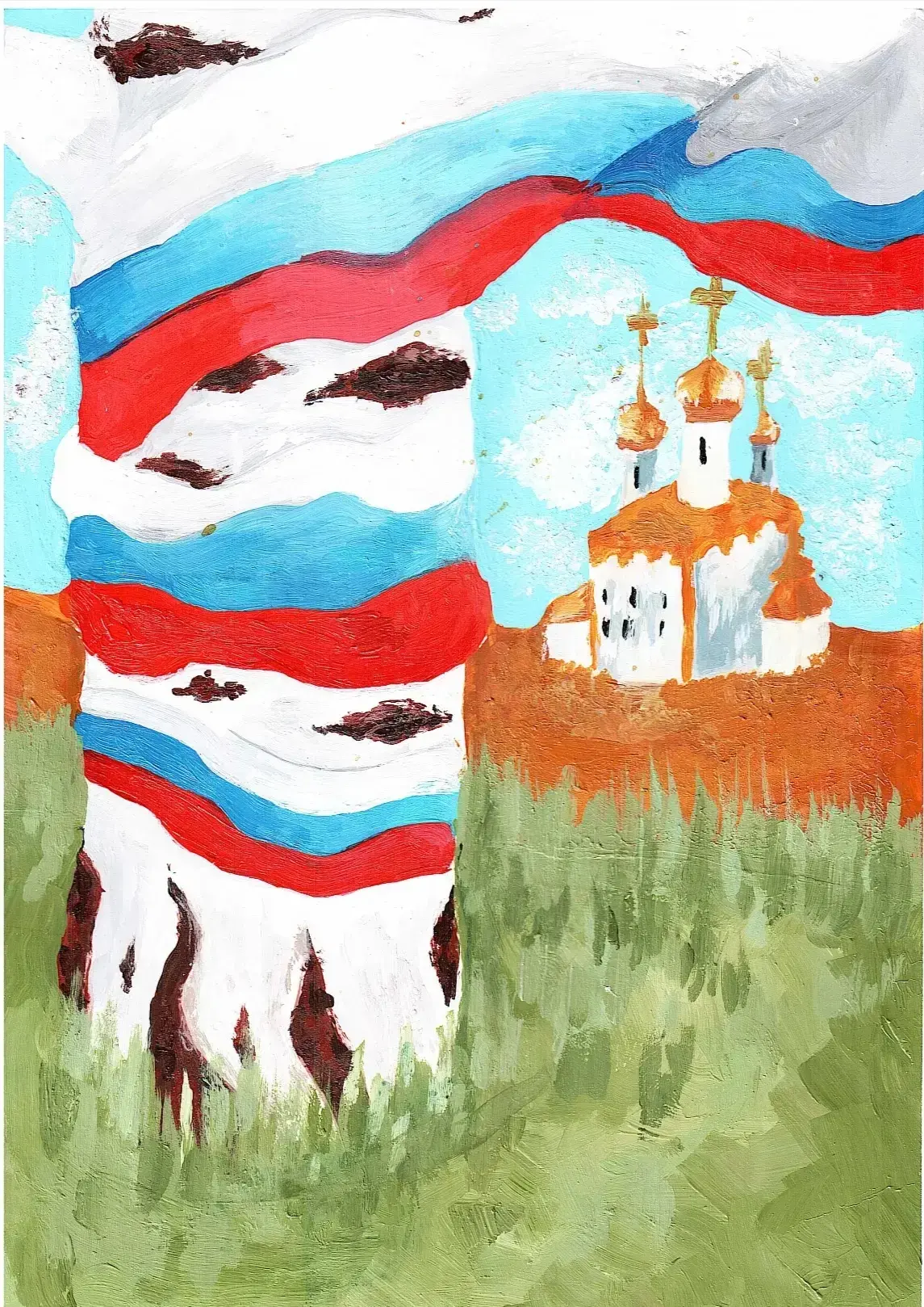 Праздник глазами детей 

Конкурс детских рисунков ко Дню России провели в нашей больнице. Эти трогат