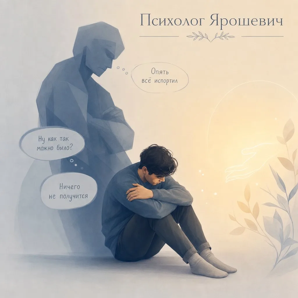 #отношенияссобой

«Ты опять всё испортил» — голос, который звучит громче всех.

Бывало ли у вас ощущ