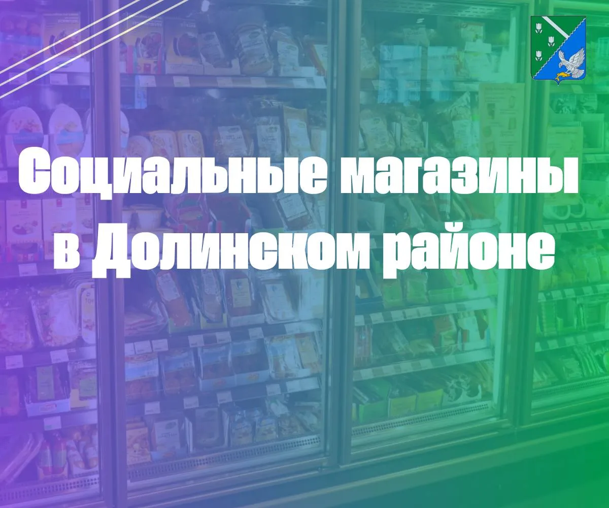 Сегодня в Долинском районе работают 9 социальных магазинов.  

Их задача — обеспечить жителей доступ