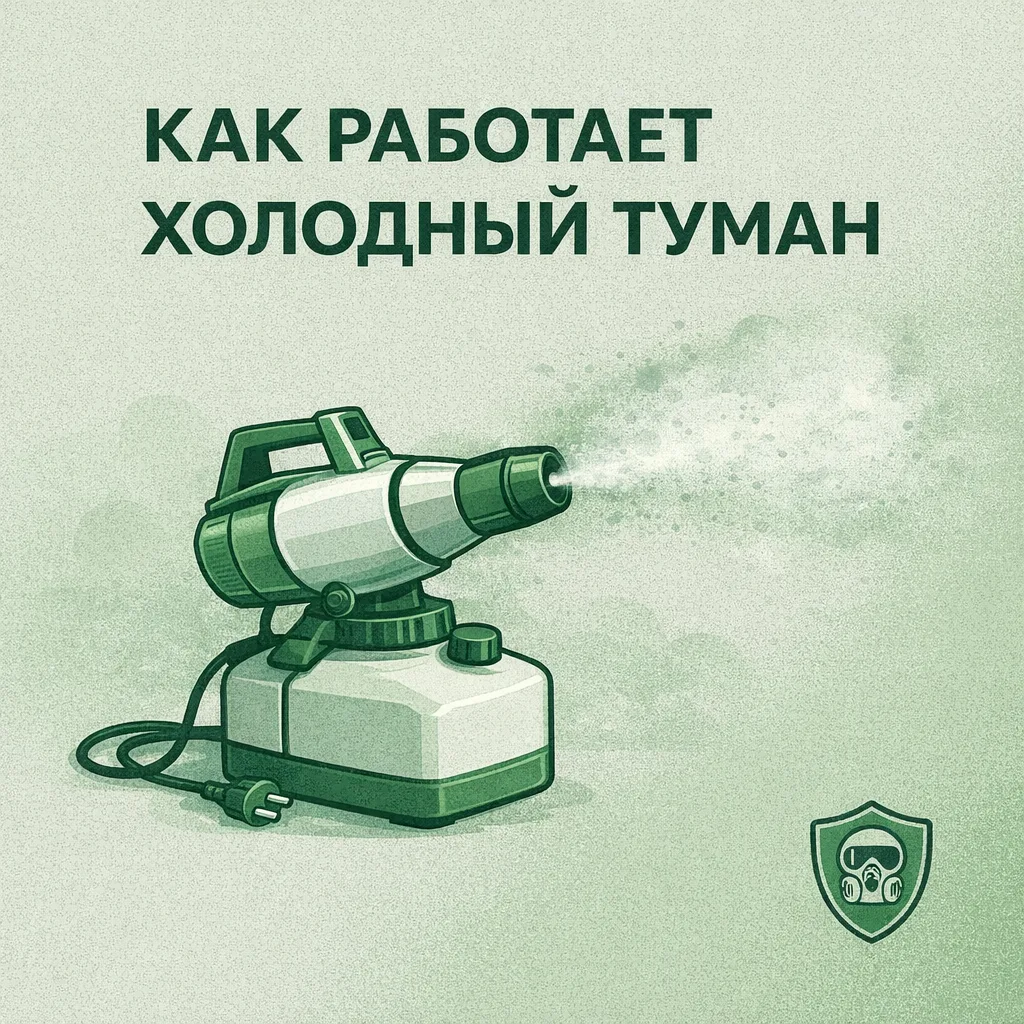 🌫 Что такое «холодный туман» и зачем он нужен?

Холодный туман — это профессиональный метод дезинсе
