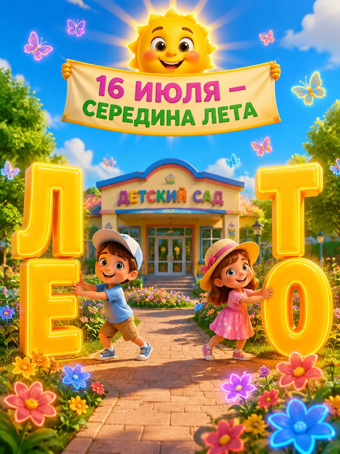 Середина лета! Доброе утро, дорогие родители!

Сегодня 16 июля — макушка лета. Время самых длинных д