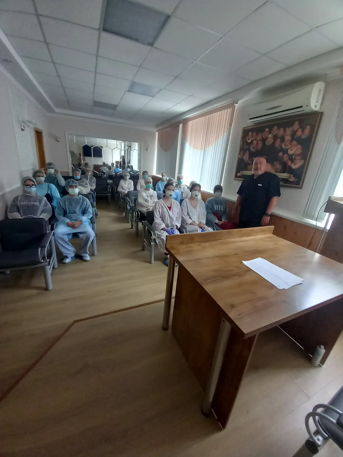 В БСМЭ проведено занятие со студентами академии права по судебно-медицинской экспертизе
