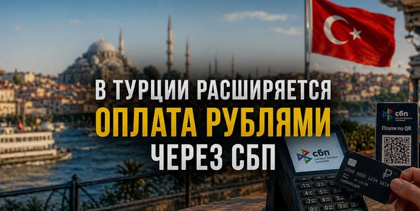 Сеть проведения рублевых платежей для российских туристов в Турции стремительно расширяется благодар