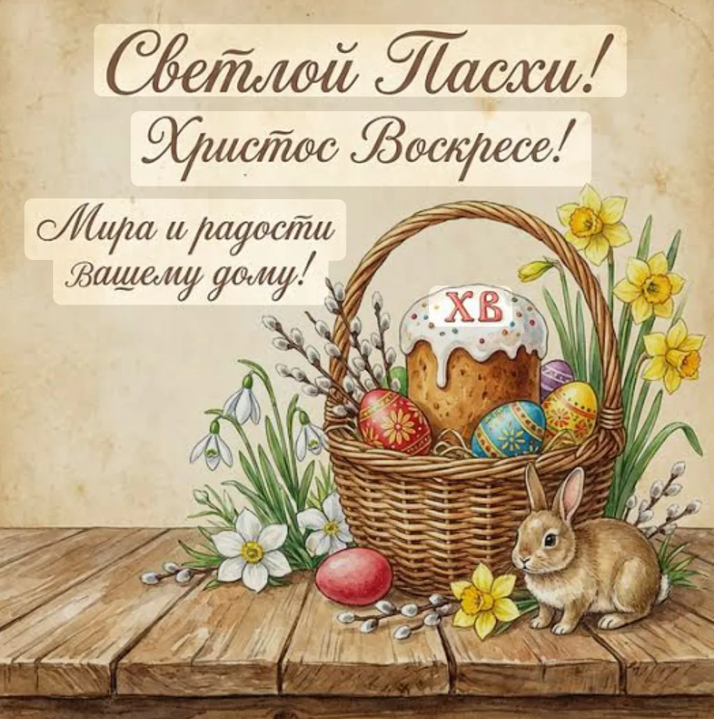 Дорогие читатели, с Пасхой! Пусть этот день наполнит ваши души любовью, а жизнь — приятными перемена