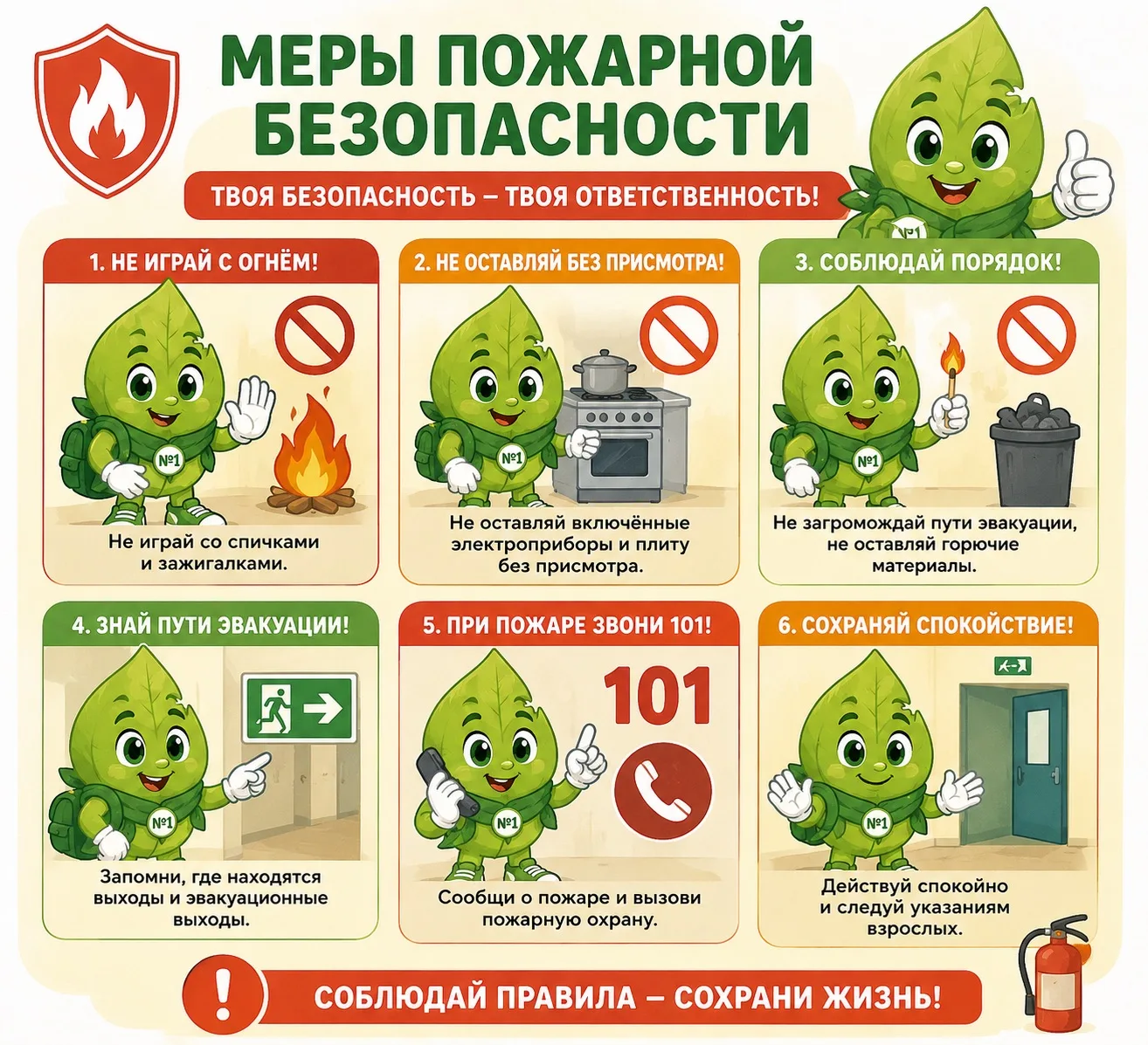 🚒🔥 Уважаемые ученики, родители и педагоги!

Пожарная безопасность — это не просто правила, а важна
