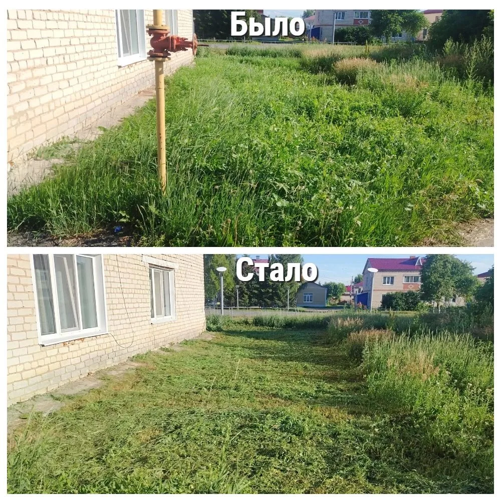 27.06.2026г. были выполнены работы по окашиванию придомовой территории многоквартирного дома по ул. 