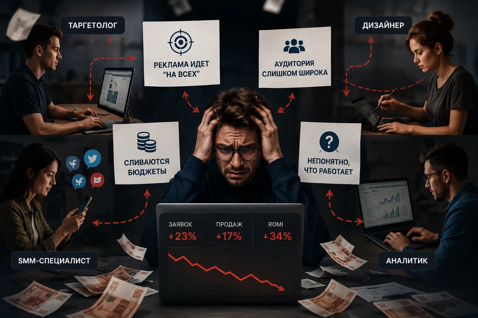 😱 “Мы платим за рекламу, но клиентов больше не становится”.

С таким возражением клиентов мы встреч