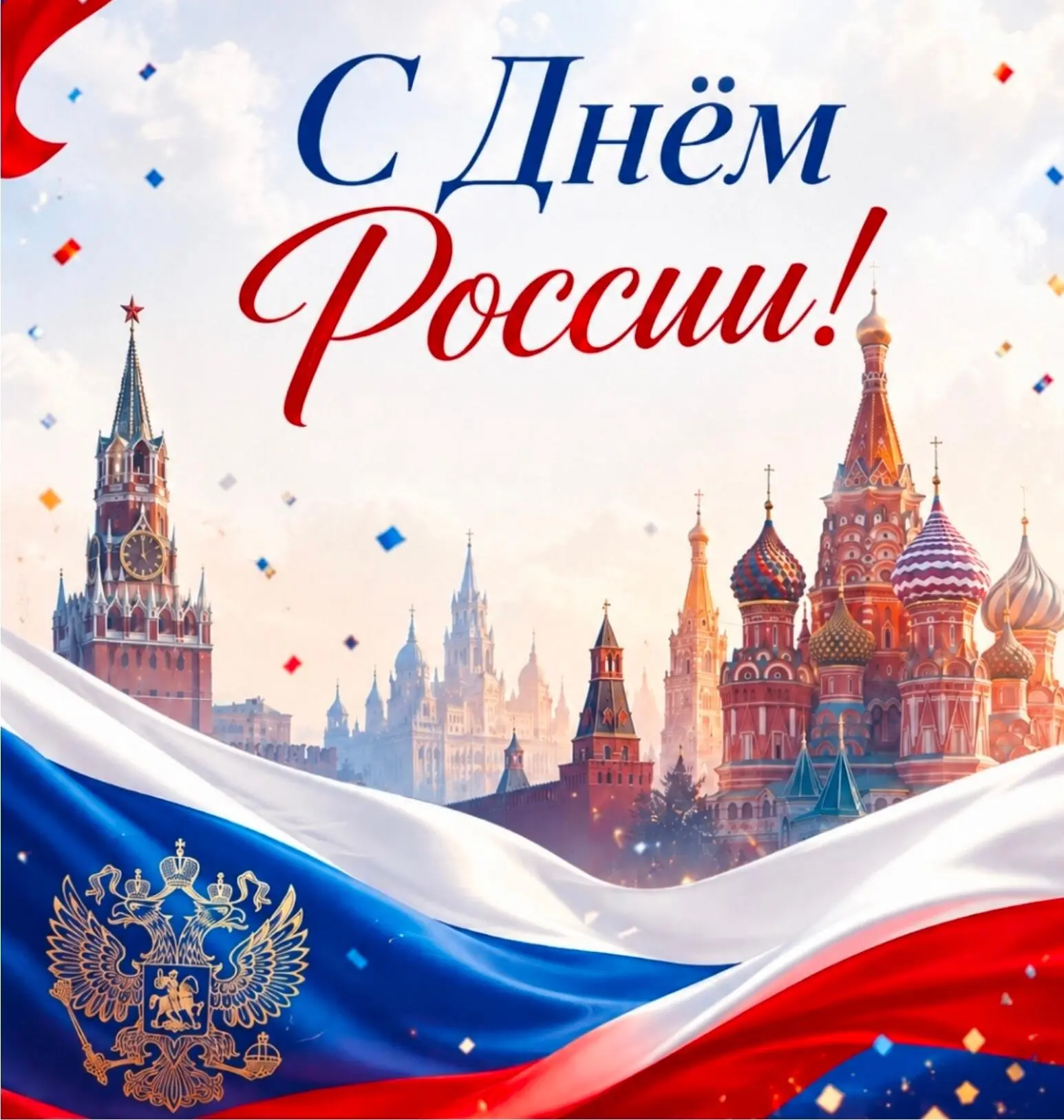 🇷🇺 С Днём России! 
12 июня мы отмечаем один из самых важных государственных праздников — День Росс